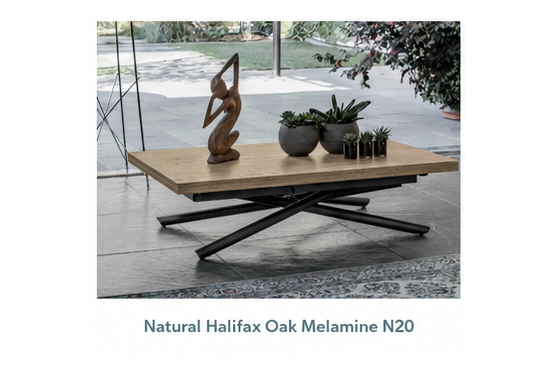 Pivot, a Height Adjustable Coffee Table | Table that Un-Folds to Seat 6