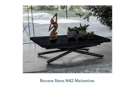 Pivot, a Height Adjustable Coffee Table | Table that Un-Folds to Seat 6