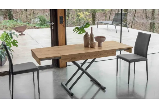 Loft, a Height-Adjustable Coffee Table | Extends to Seat 6
