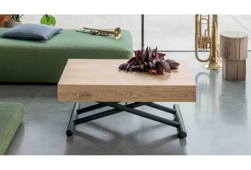 Loft, a Height-Adjustable Coffee Table | Extends to Seat 6