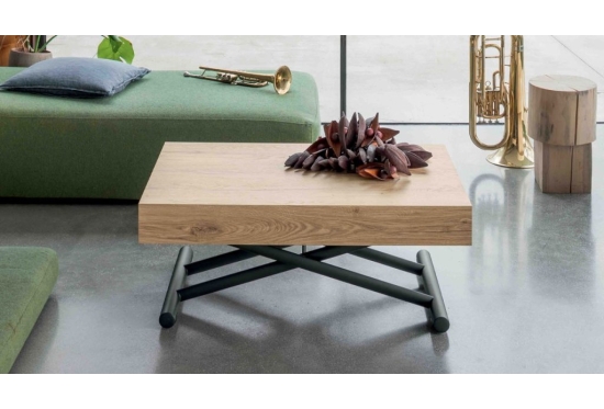 Loft, a Height-Adjustable Coffee Table | Extends to Seat 6