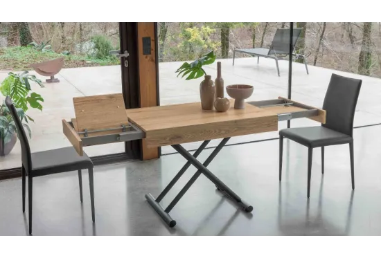 Loft, a Height-Adjustable Coffee Table | Extends to Seat 6
