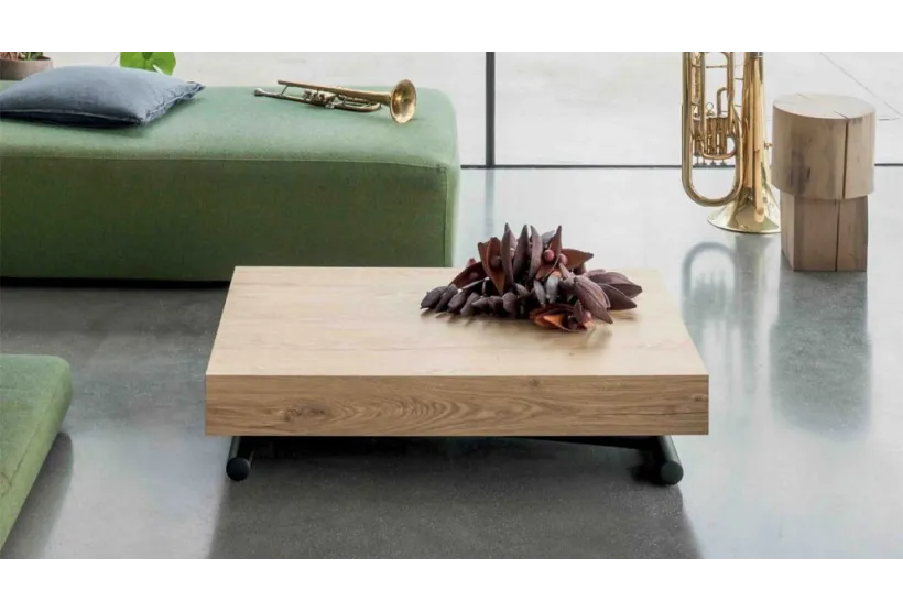 Loft, a Height-Adjustable Coffee Table | Extends to Seat 6