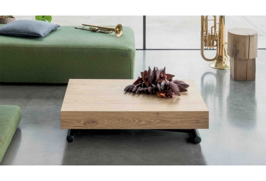 Loft, a Height-Adjustable Coffee Table | Extends to Seat 6