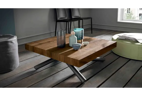 Rise, a Height Adjustable Coffee Table | Lifts to Dining Height 2