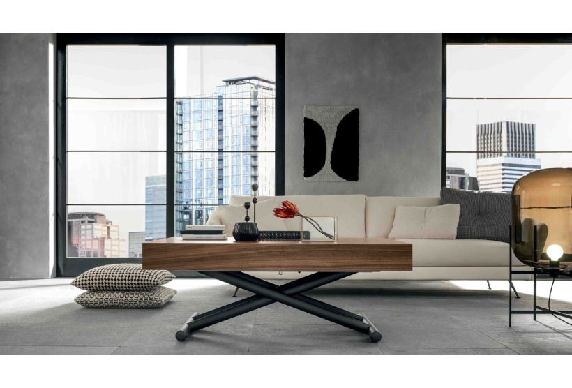 Glide, a Height Adjustable Coffee Table | Extends to Seat 8