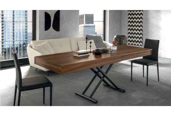 Glide, a Height Adjustable Coffee Table | Extends to Seat 8