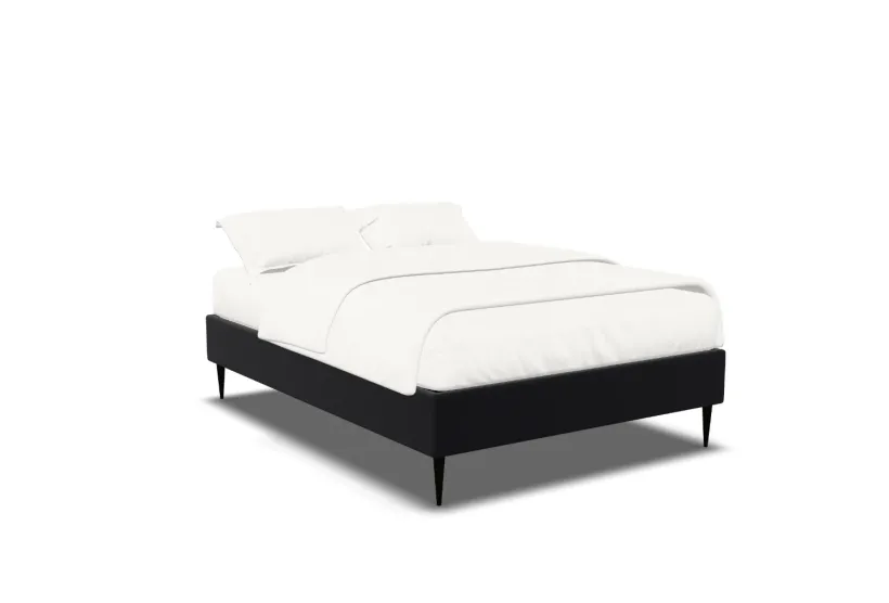 Air storage bed on legs in stock, delivered in black and ready to sleep on