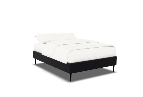 Air storage bed on legs in stock, delivered in black and ready to sleep on