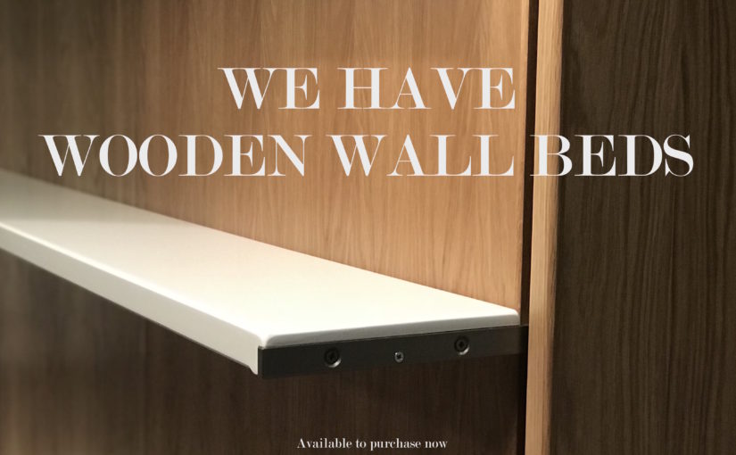 We have a wooden wall bed and it looks fantastic!