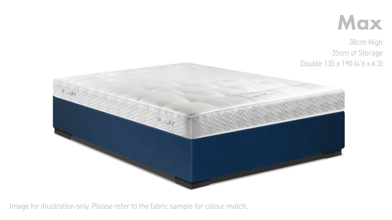 storage beds without headboards
