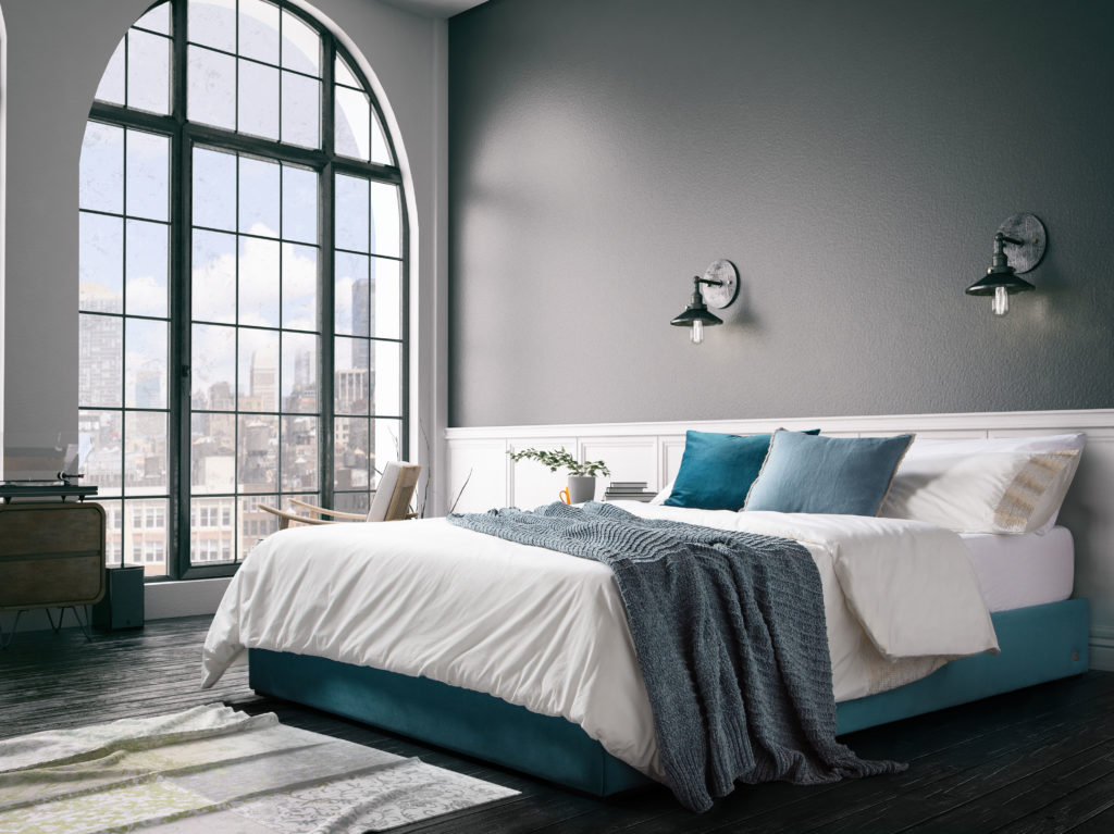 A Furl Max ottoman bed with no headboard