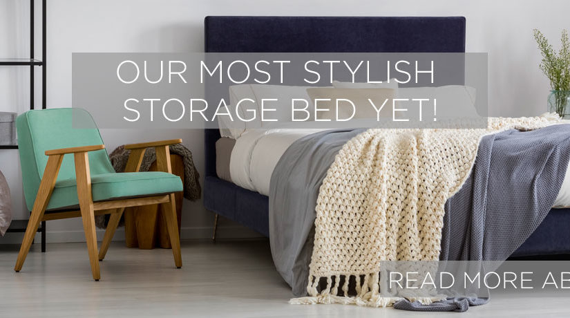 Our most stylish storage bed yet!