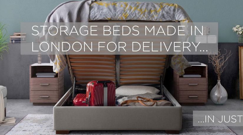 Storage Bed made quickly in London in just 7 days