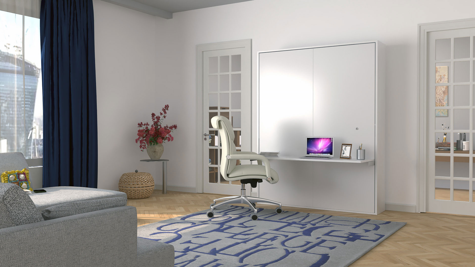 Wall Beds With A Desk Making Working From Home Easy Furl Blog Wall Beds With A Desk Making Working, Single Wall Bed With Desk Uk