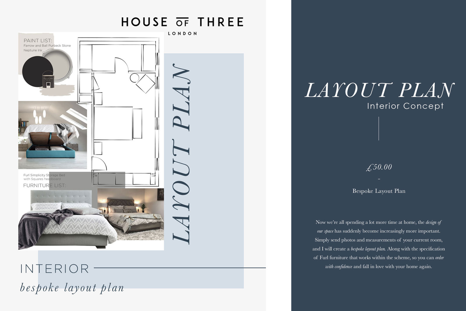 House of Three Layout Plan