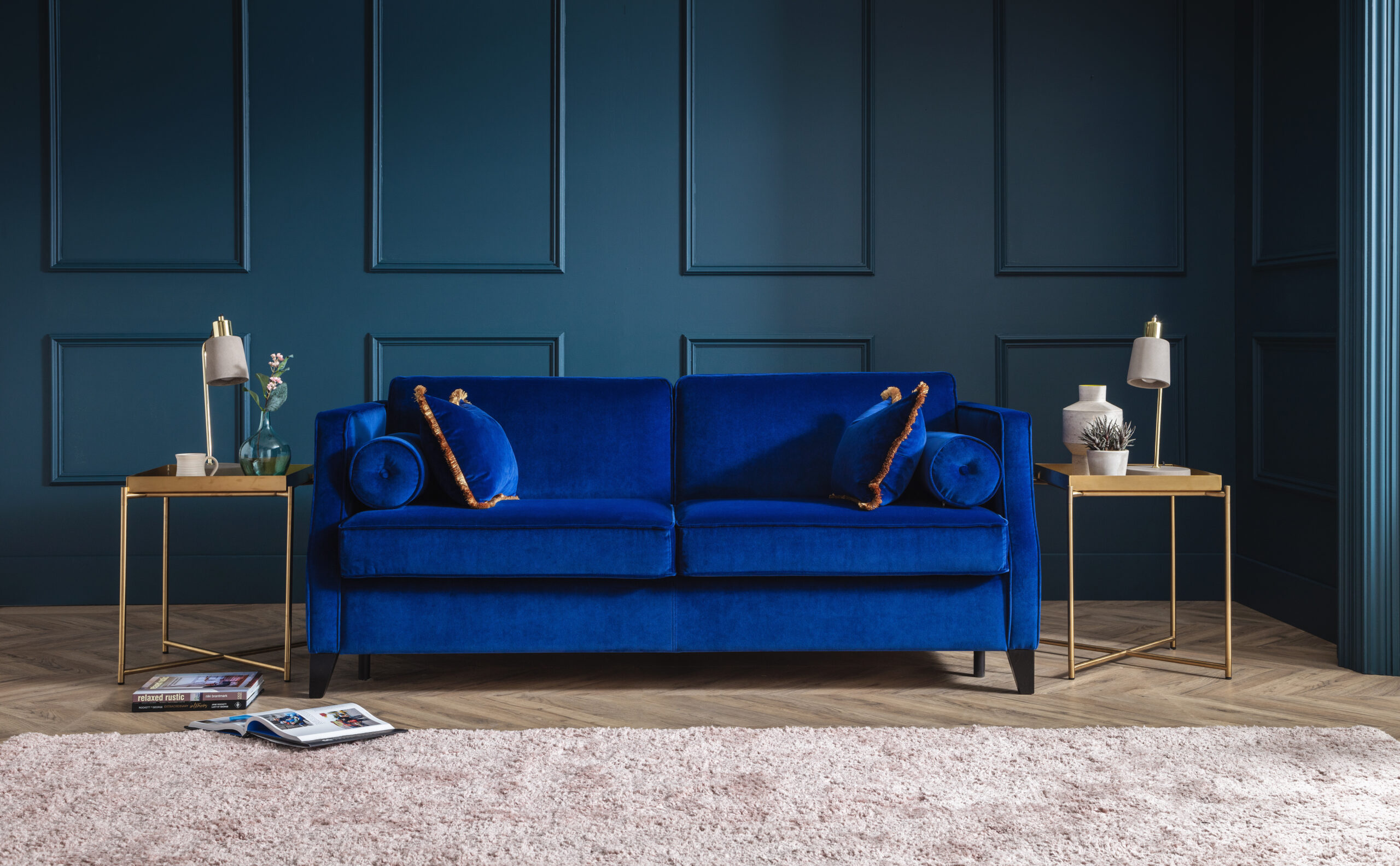 Slim sofa design deals