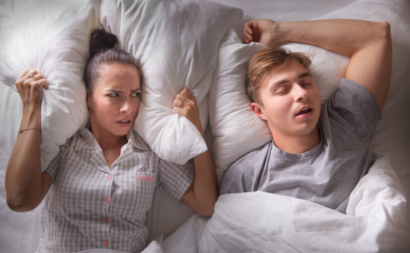 How do you deal with a snoring partner?
