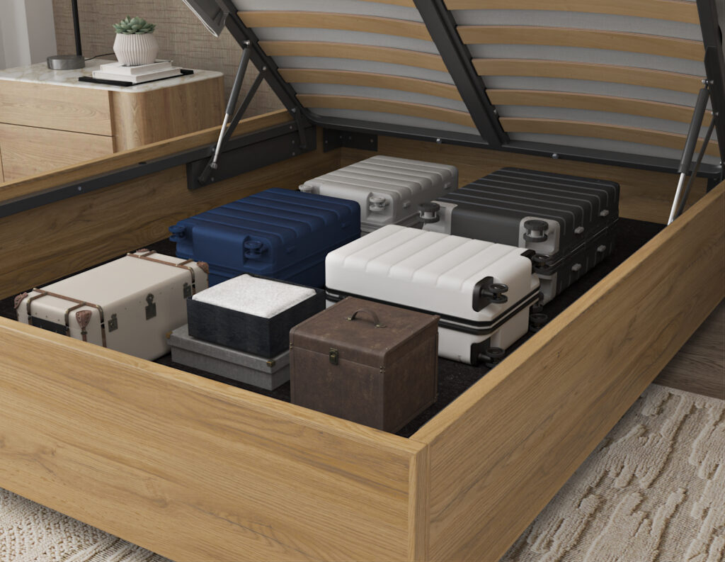 Furl wooden storage bed