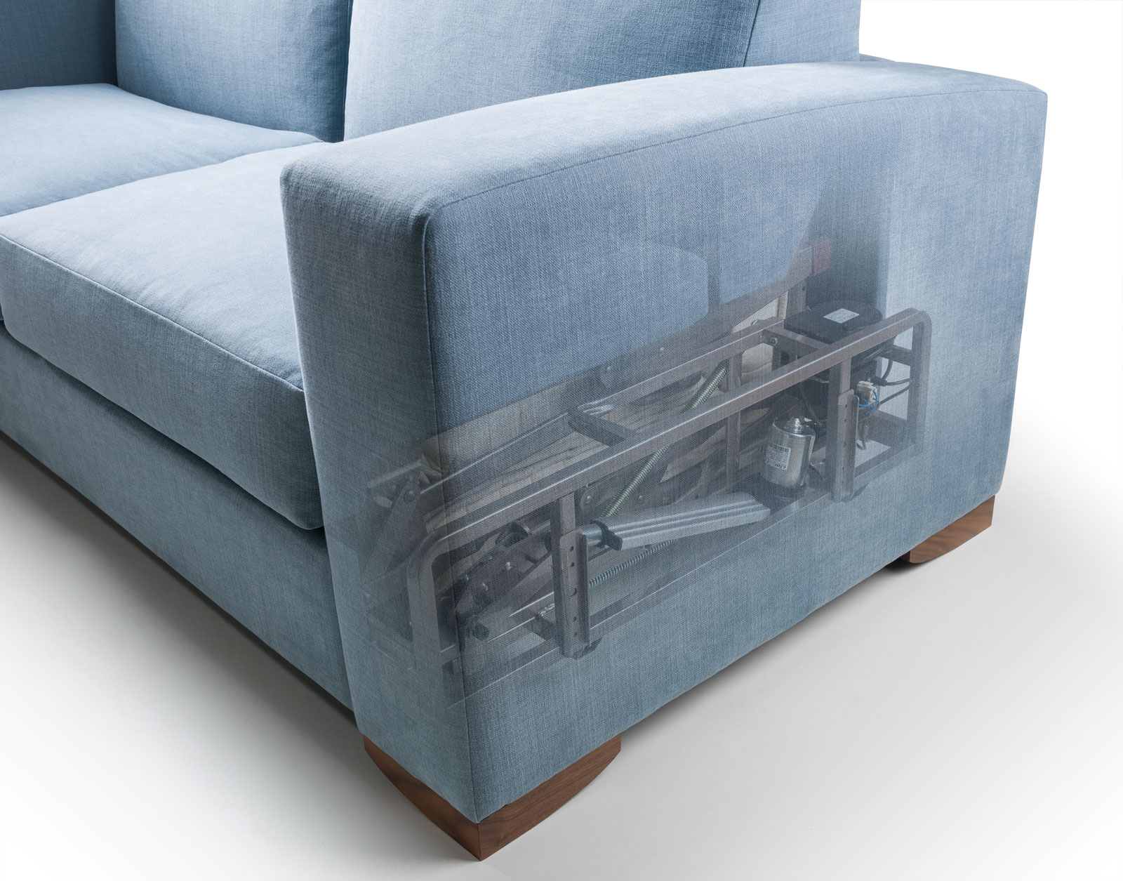 Electric sofa bed working