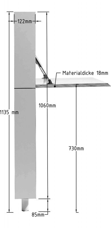 Flatemate dimensions