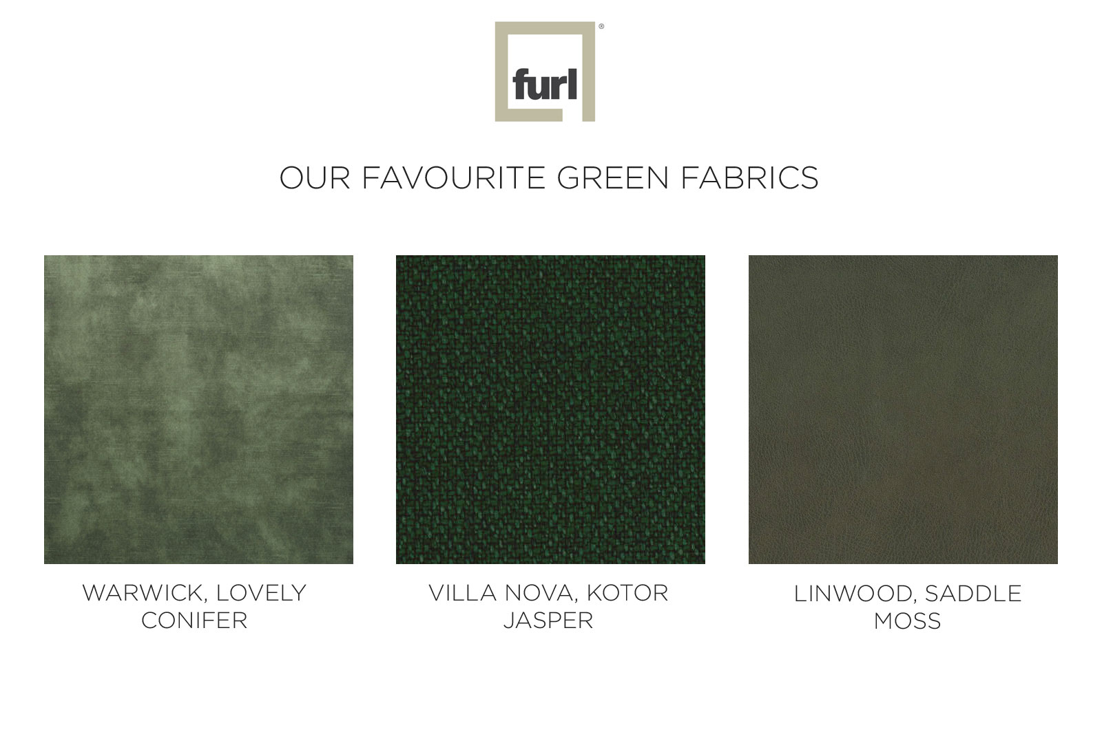 Our favourite green fabrics