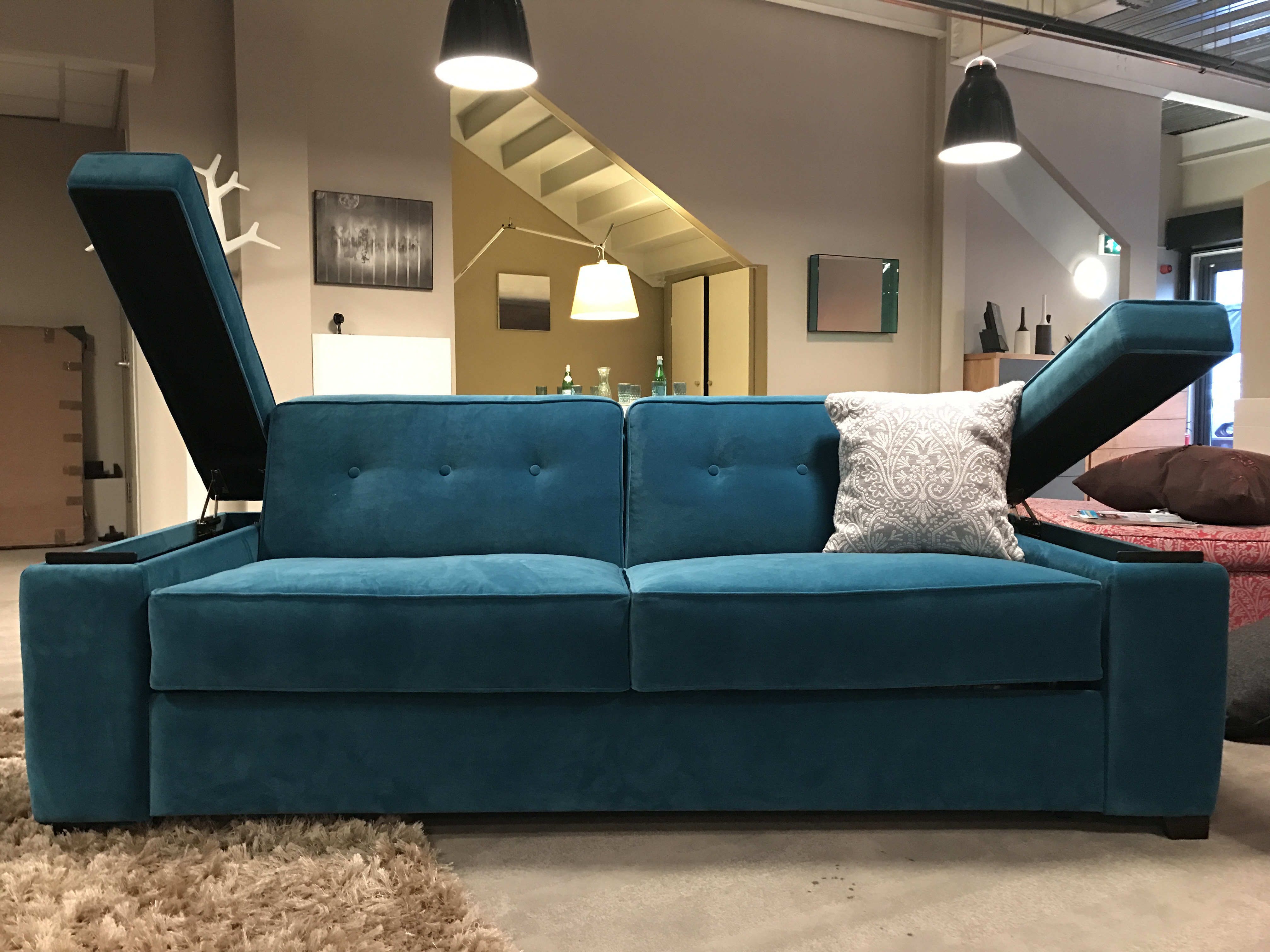 Arm storage mechanism