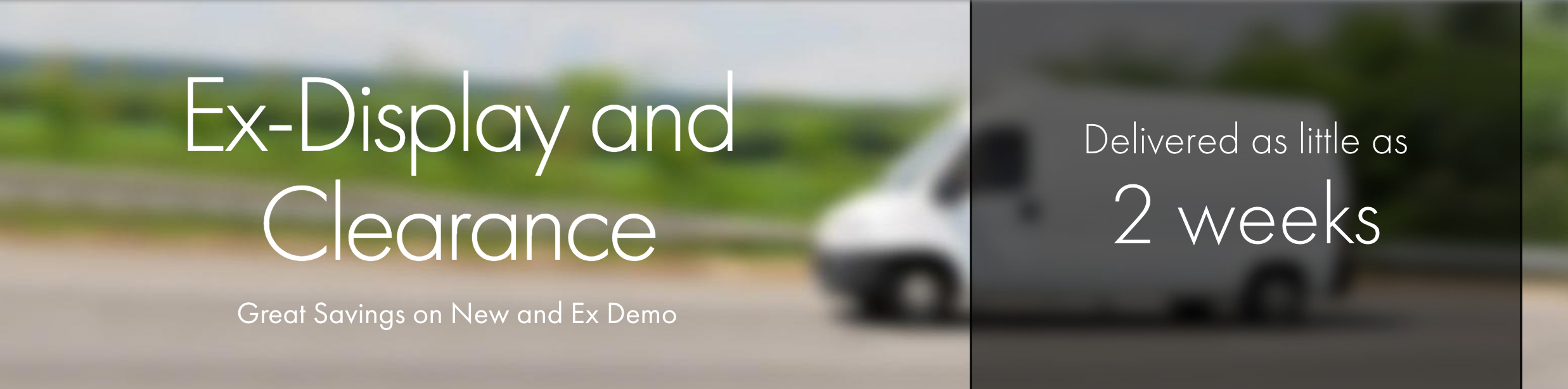 Ex-display and clearance