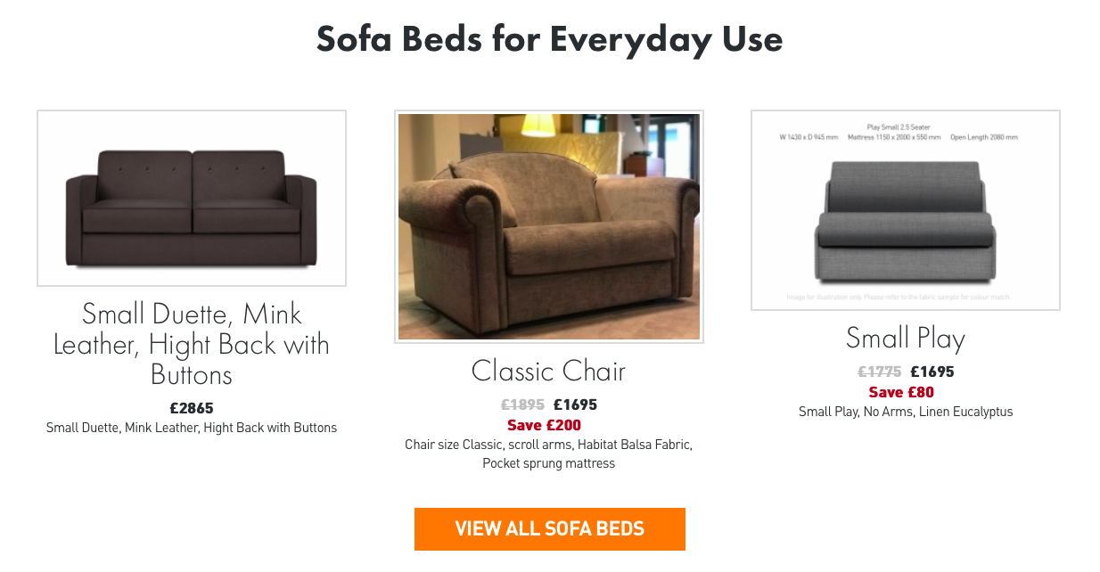 Sofa beds for everyday use