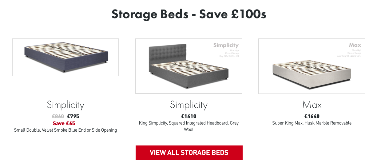 Storage beds