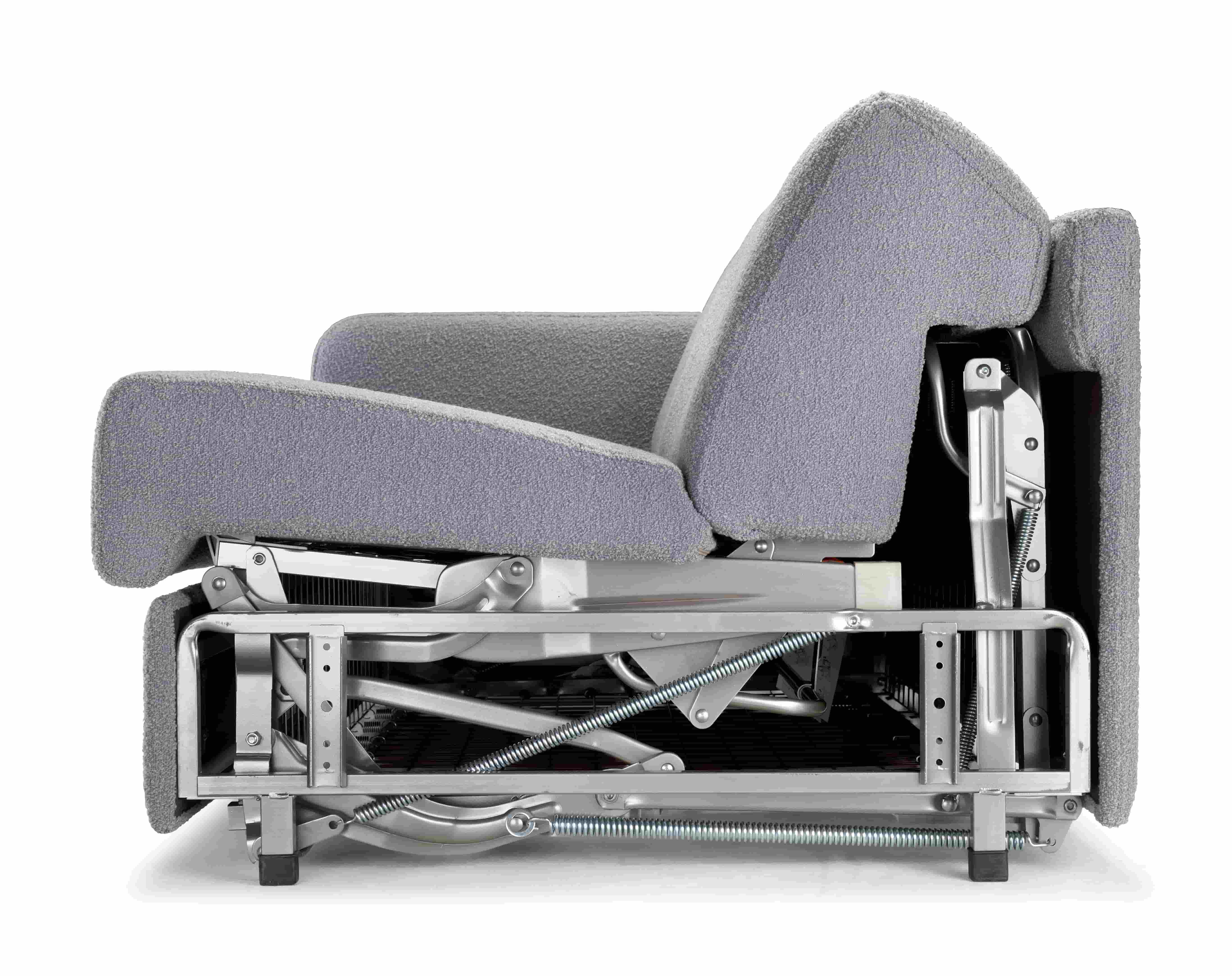 Furl sofa bed mattress on a Lampolet mechanism