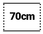 70cm