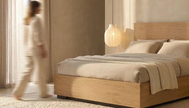 Oak and Walnut Are Back: Our New Wooden Ottoman Beds