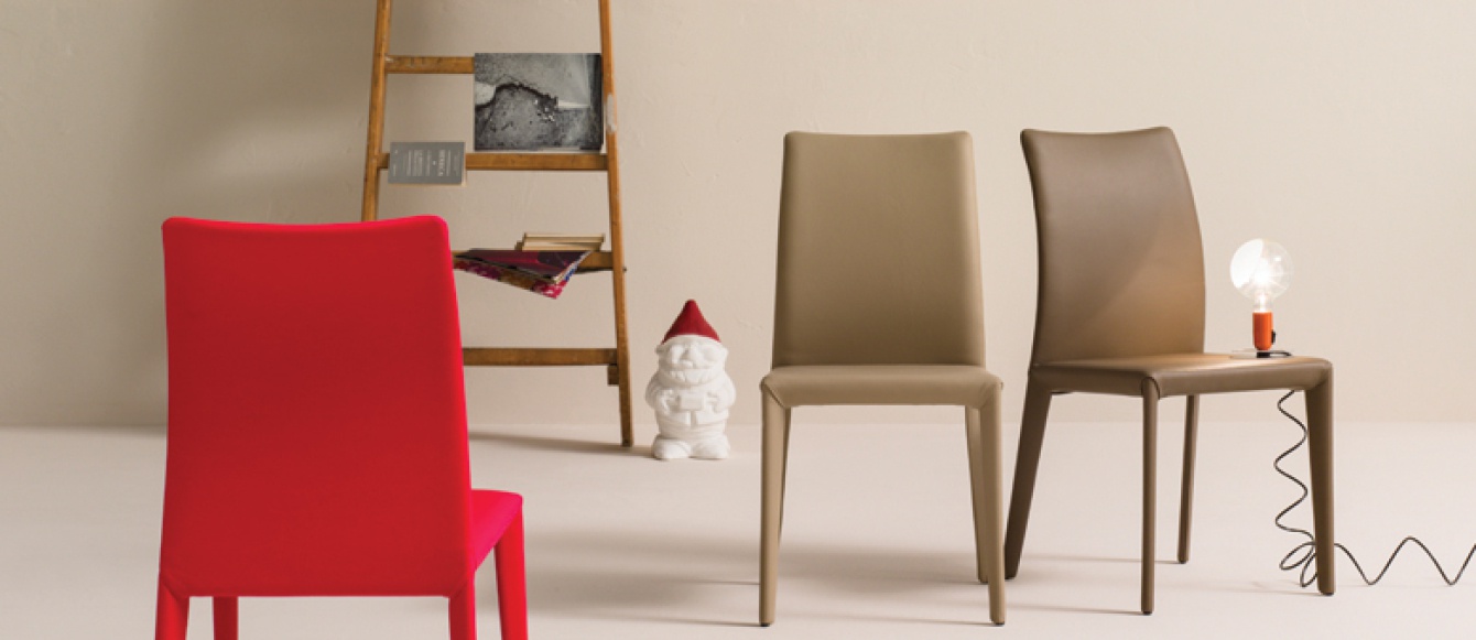 Dining Chairs in Easy-Clean fabrics and Leather
