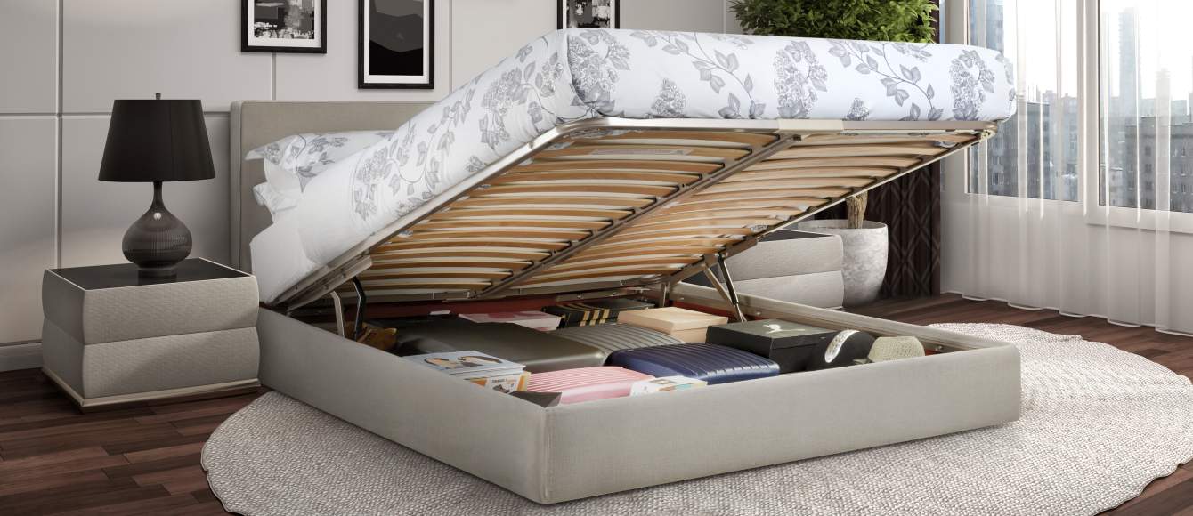 Low Storage Bed