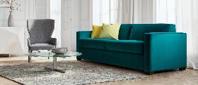 Metro Storage Sofa Bed Extra Large In Velvet Teal