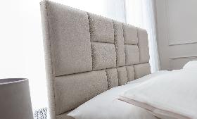 Mondrian Headboard In Fine Weave Silver