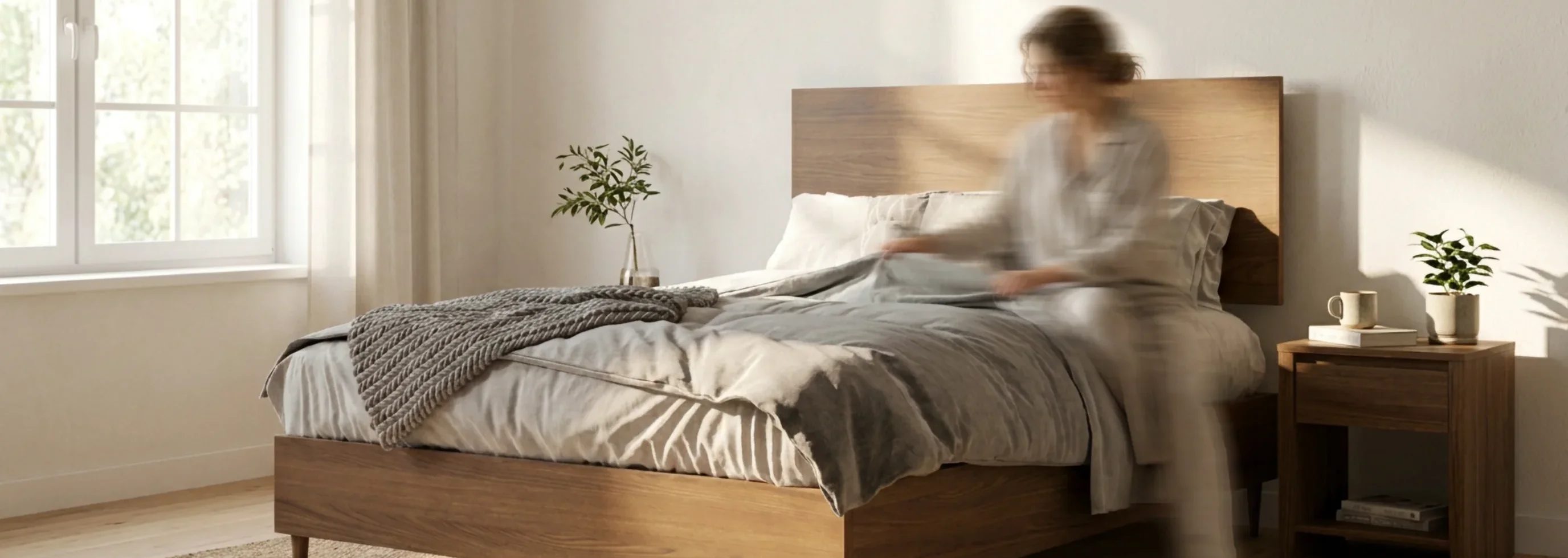 Air Wood storage bed