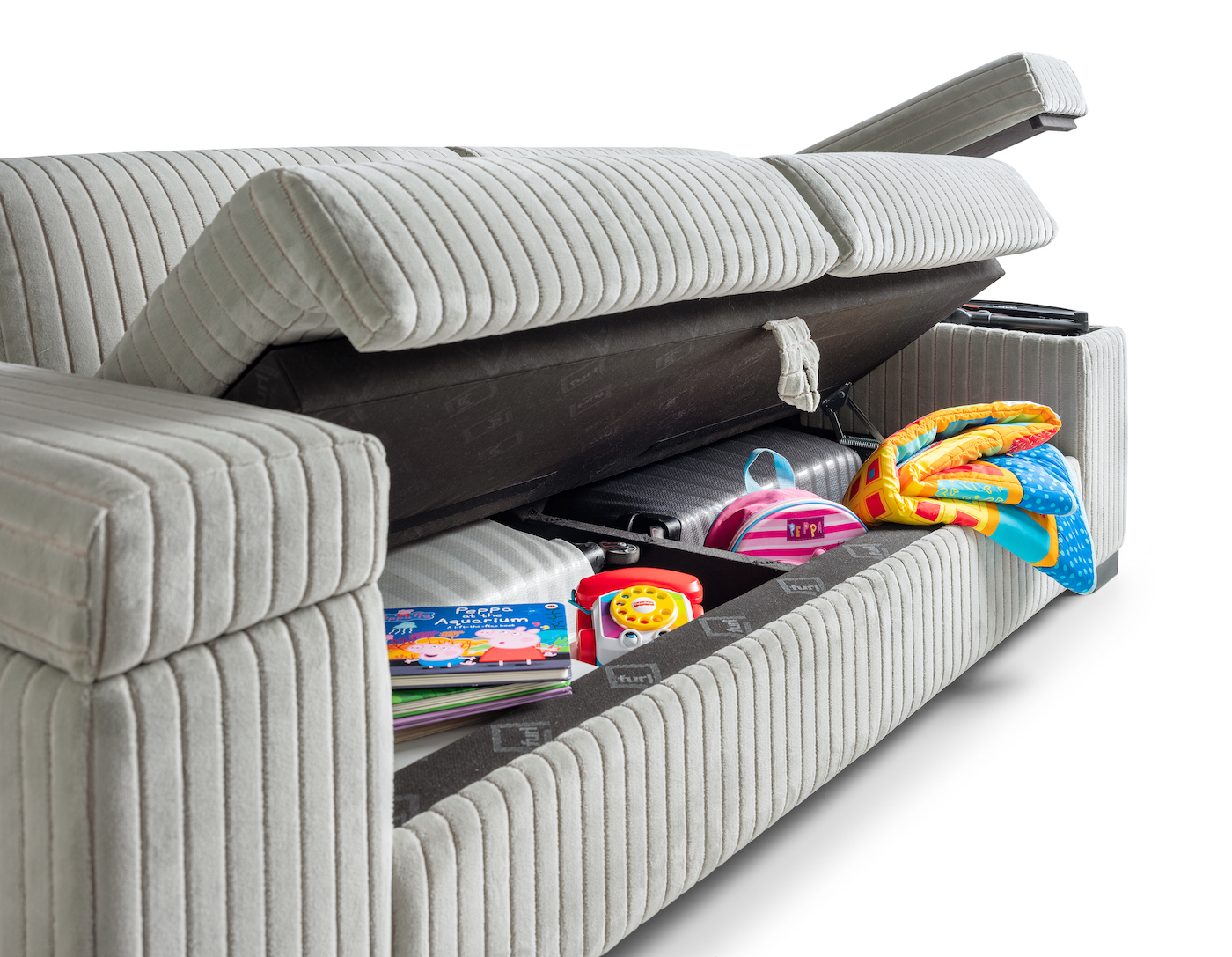 Our Storage Sofas offer huge amounts of storage.