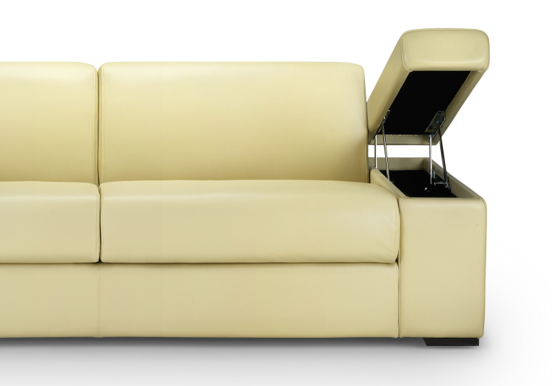 London Sofa Bed Clever Storage in the Arms For Everyday Use