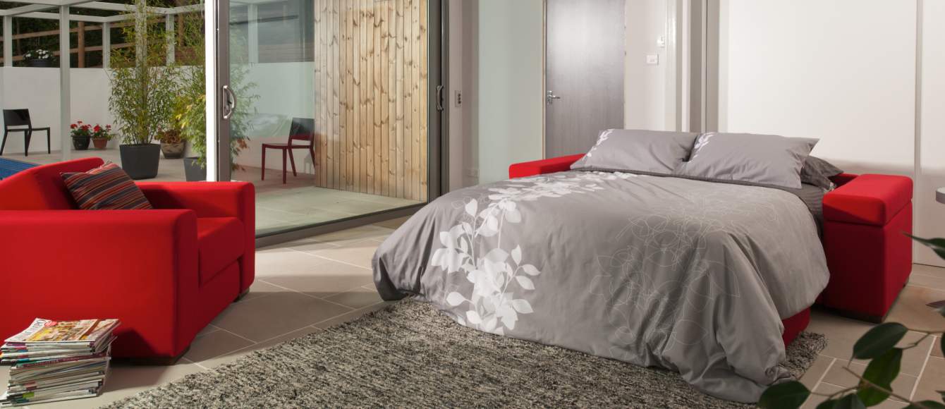 London Sofa Bed Clever Storage in the Arms