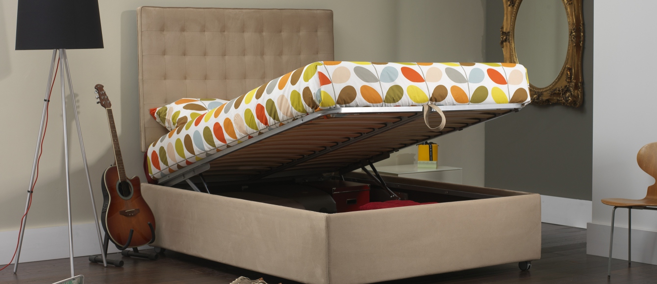 Beautiful Ottoman Beds with Deepest Storage Made in UK