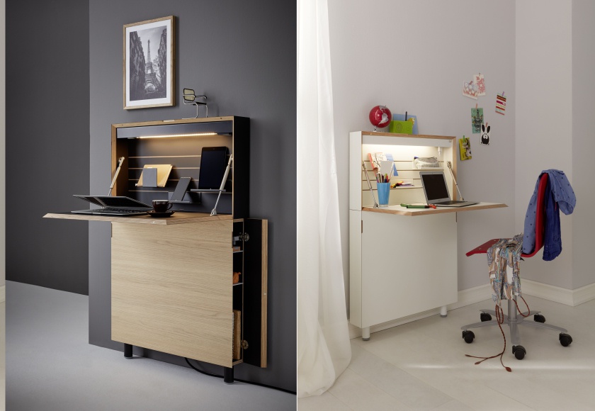 Little Home Office Compact Home Workstation Small Home Desk