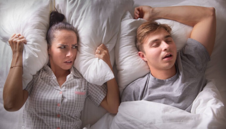 How do you deal with a snoring partner? 