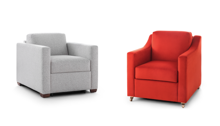 Introducing George and Sophie, our brand new comfy armchairs with storage space