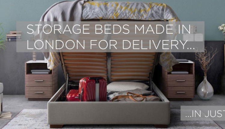 Storage Bed made quickly in London in just 7 days