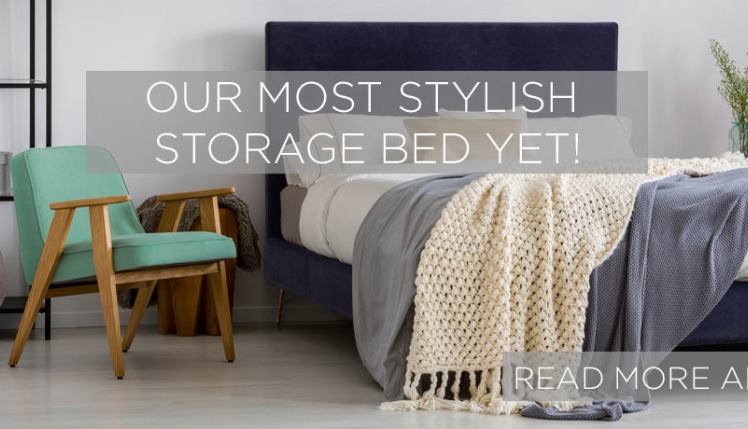 Our most stylish storage bed yet!