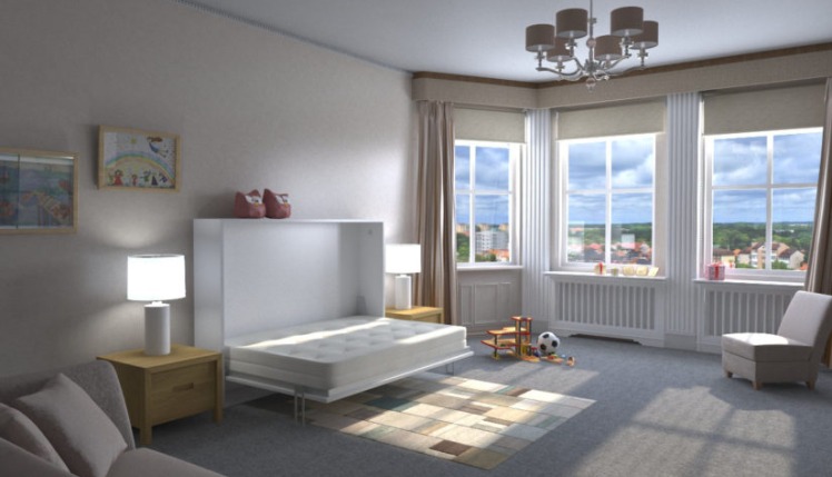 Murphy wall bed vs Furl fold-down bed