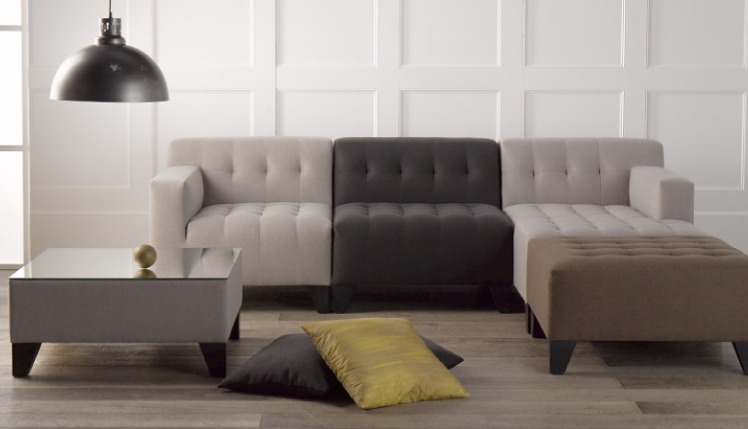 Our comfy new sofas arrive at our Furl showroom in London